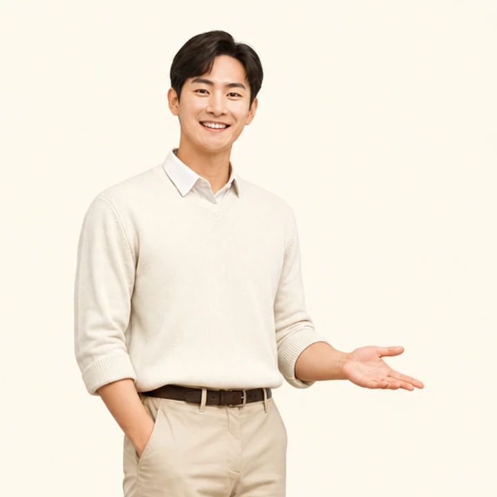 스타리아 중고차 장기렌트 상담 신청을 안내하는 담당자